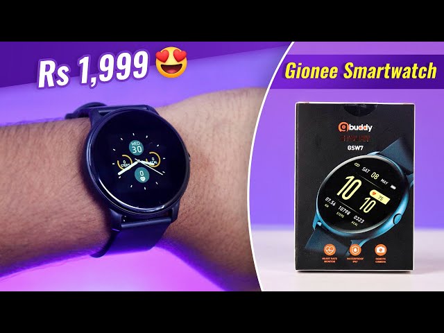 Smartwatch from Gionee⚡ Gionee GBuddy STYLFIT GSW7 Smartwatch with SPO2, Heart Rate & IP67 at ₹1999⌚
