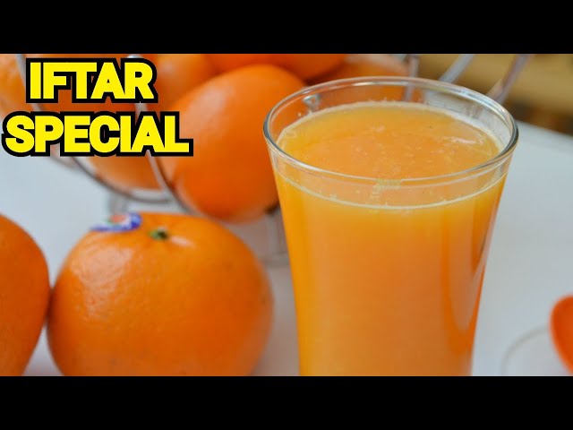 FRESH ORANGE JUICE (RAMADAN SPECIAL) by YES I CAN COOK