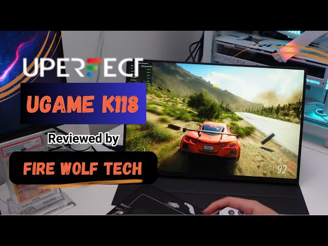 UGAME K118 18Inch UPERFECT Gaming Portable Monitor Reviewed by @FireWolfTech