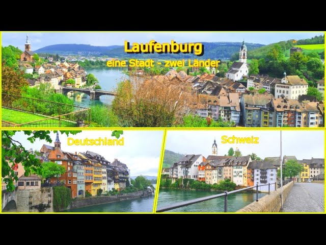 Laufenburg (Baden) 🏘 🏞 🏘, eine Stadt - zwei Länder 🇩🇪🇨🇭