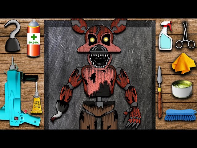 ASMR Nightmare Foxy Repair | FNAF 4 Animation | Five Nights At Freddy’s