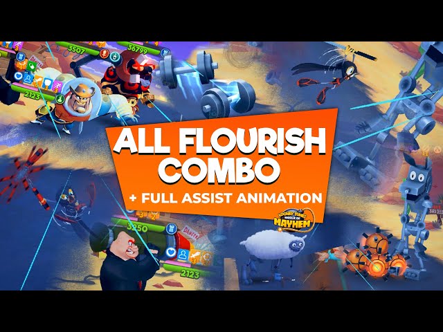 ALL FLOURISH COMBO with Assist | Looney Tunes World of Mayhem