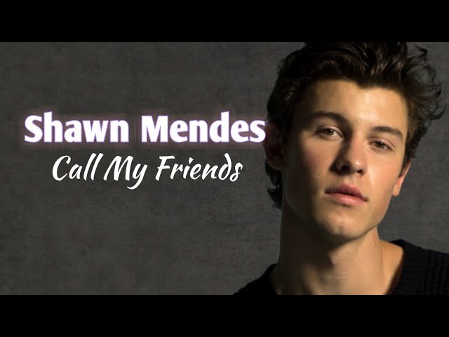 Shawn Mendes - Call My Friends (Lyrics Video) FULL HD