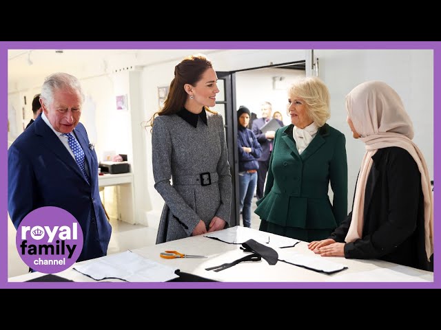 Kate Joins Charles and Camilla for Royal Trip to Arts Centre