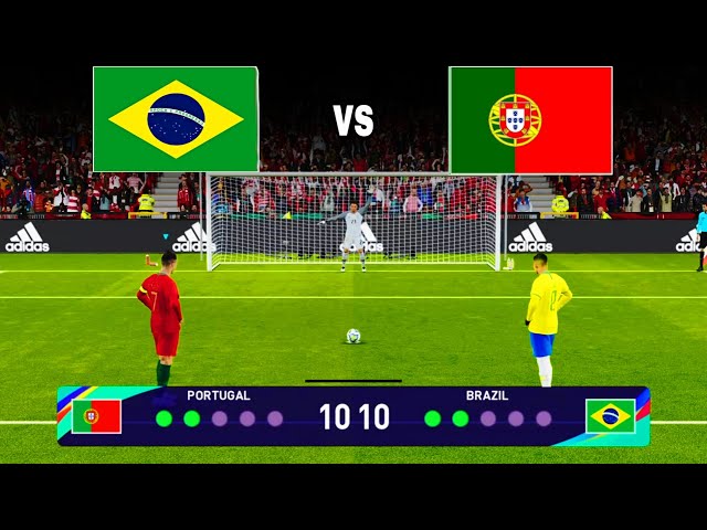 Brazil vs Portugal ! Ronaldo vs Neymar - Penalty Shootout ! eFootball 2024