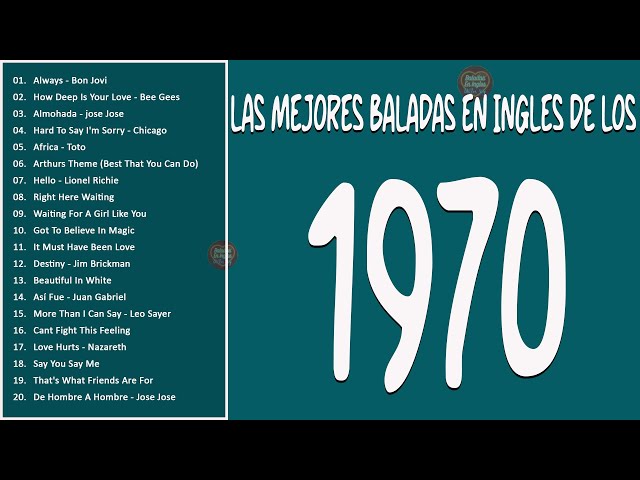Las Mejores Baladas En Ingles De Los 80 y 90 - Balada Romantica En Ingles De Los 80 y 90 #13