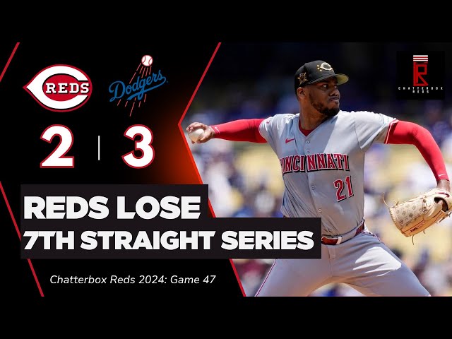 Cincinnati Reds Lose 7th Straight Series in Extra Inning Loss at LA Dodgers | CBox Reds | Game 47