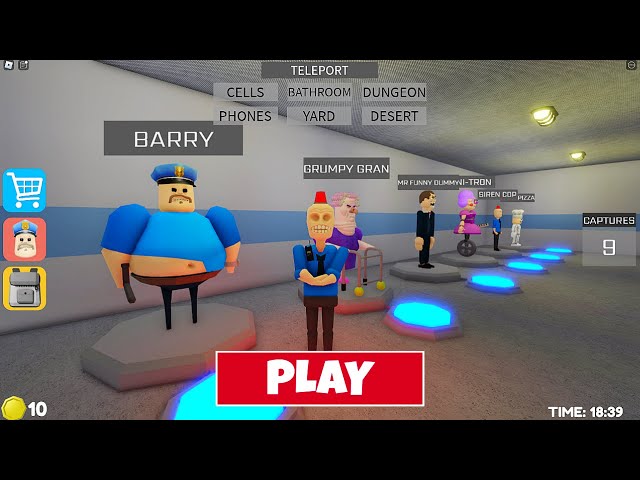 LIVE | PLAYING As All Barry Characters! - [NEW] BARRY'S PRISON RUN V2 (OBBY)