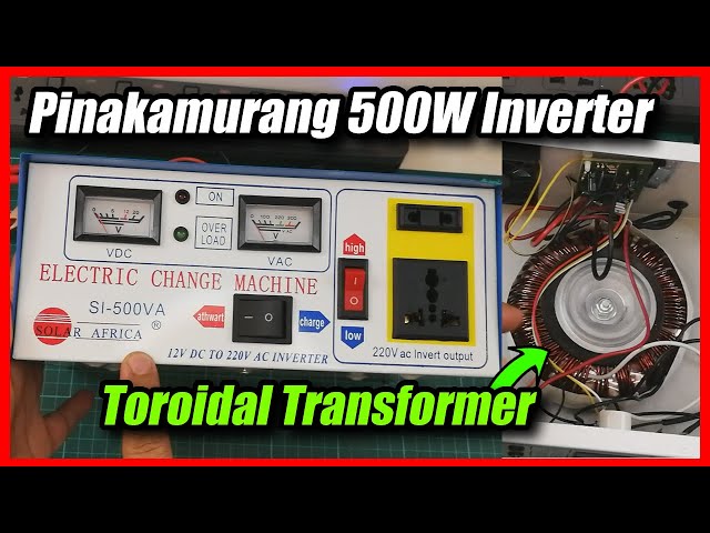 500W Solar Africa Inverter Teardown Review [Tagalog]