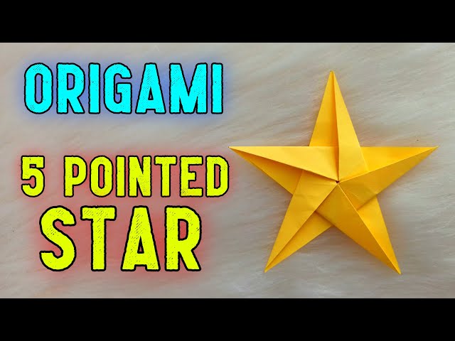 Origami: 5 Pointed Star | Easy Origami Tutorial | Old Version