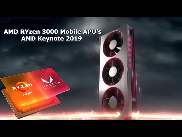 AMD 2019 CES Keynote, Ryzen 3000 Series APU's,  - TNU EP 20