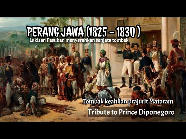 PERANG JAWA (1825 - 1830 ) || ilmu tombak Mataram