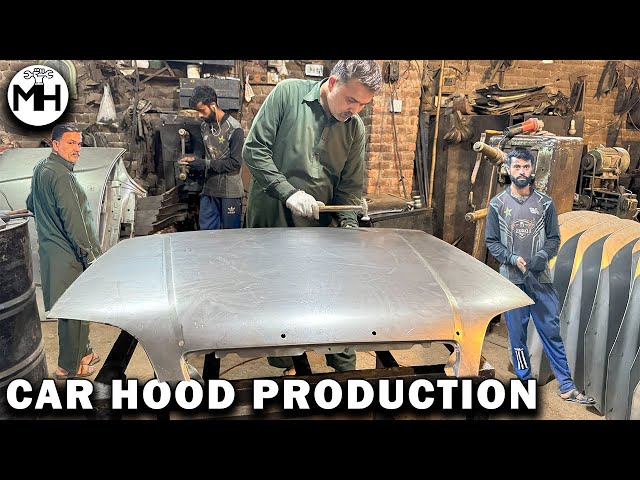 Manufacturing process of Bonnets with Amazing Skills || Production Line of Car hood in 3rd World