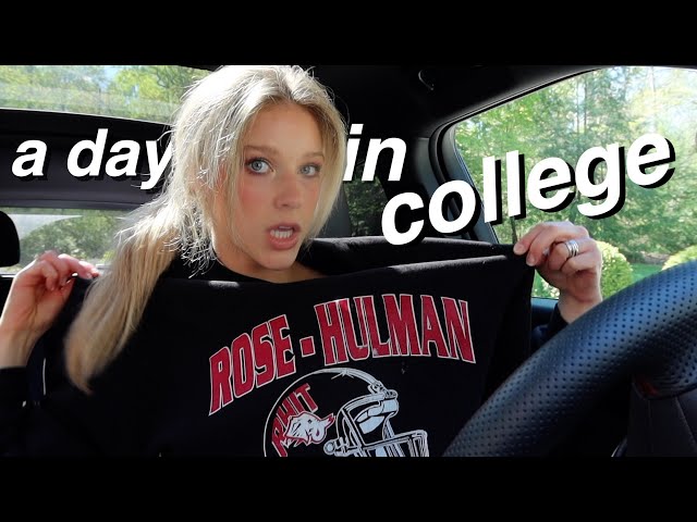 a day in college as a freshman!