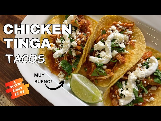 Chicken Tinga Tacos - A Flavor Fiesta In Every Bite!