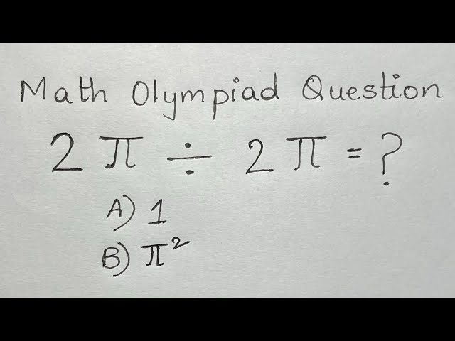 Bulgarian Math Olympiad Question | You should know this!