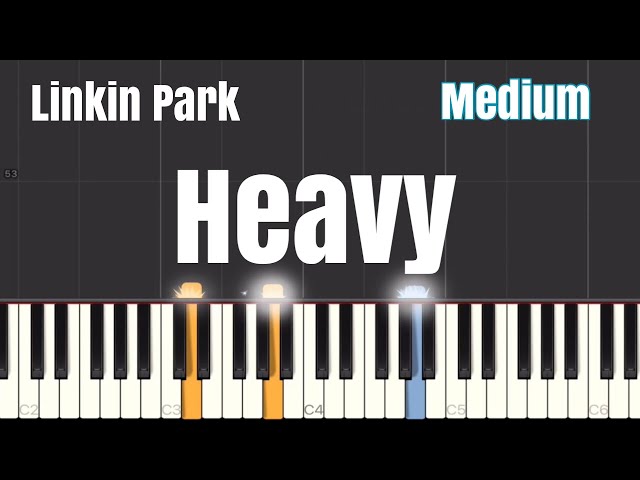 Linkin Park - Heavy Piano Tutorial | Medium