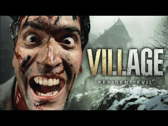 Ash Williams visits Resident Evil Village