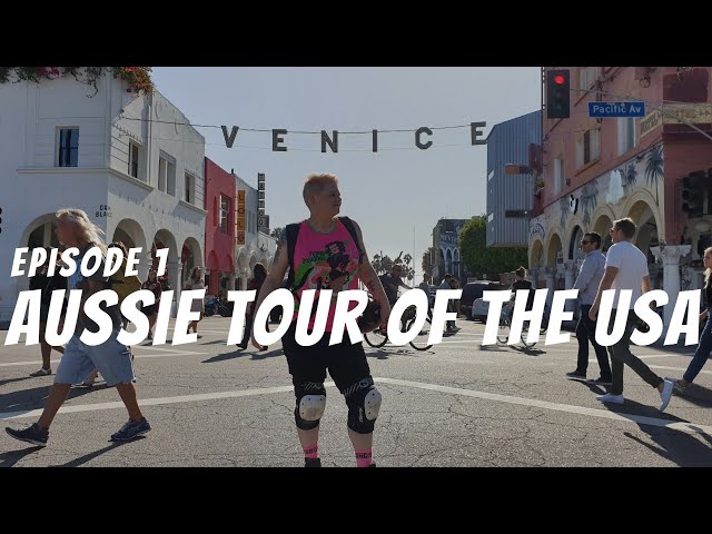 LA, Skating Venice Beach and Venice Canals  - USA Travel Vlog