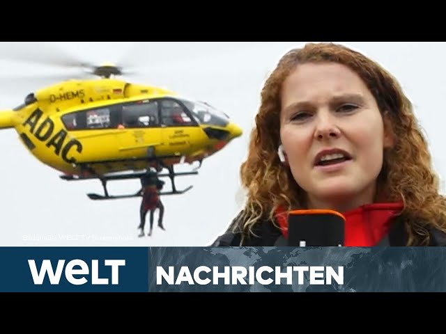 HOCHWASSERALARM: Rettung mit Helikopter und Boot! Dauerregen verursacht Jahrhunderthochwasser | News