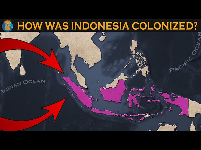 How was Indonesia colonized by the Dutch?