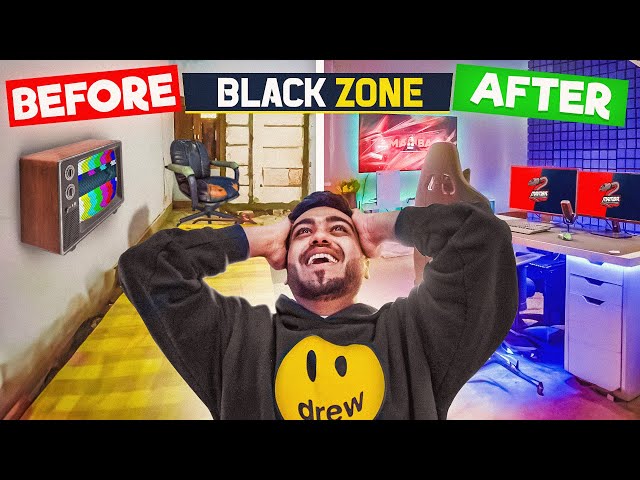 THE BLACK ZONE - Revealing My New Gaming Room