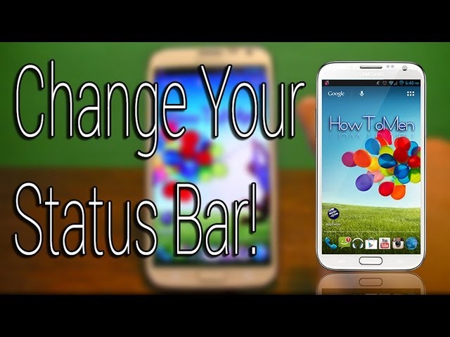 Customize your Android Status Bar! No Root Needed!