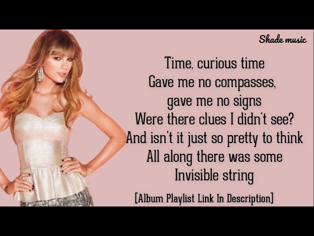 Taylor Swift - Invisible String [HD Lyrics]