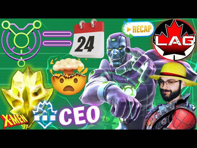 CEO MUST WATCH! LagSpiker Paragon Achieved 24 Days! WTF Luck To Celebrate! FTP Account! Recap!- MCOC
