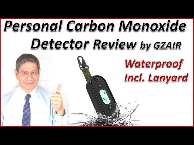 GZAIR Personal Carbon Monoxide Detector Review