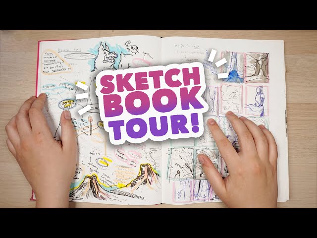 Art School Sketchbook Tour! // A Flip-through of Process Sketches