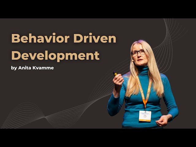 Want to make your first Domain Model? Behavior Driven Development - Anita Kvamme - DDD Europe 2022