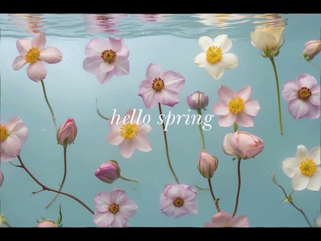 Animated Water Wave & Hello Spring