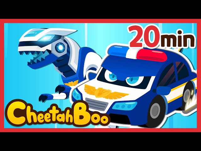 Let's go Rescue Team! | Vehicles | Dinosaurs | Best Kids Songs | Nursery rhymes #Cheetahboo