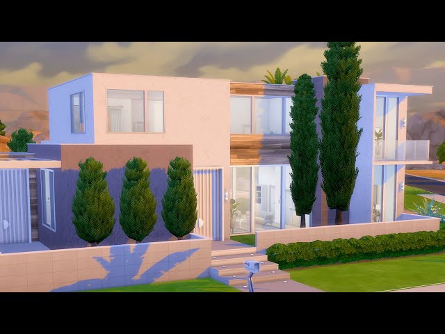 I Built a Hollywood Mansion in The Sims 4