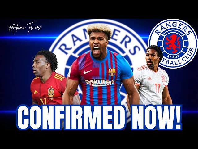 JUST HAPPENED! FULHAM STRIKER CONFIRMED AT RANGERS! RANGERS NEWS TODAY