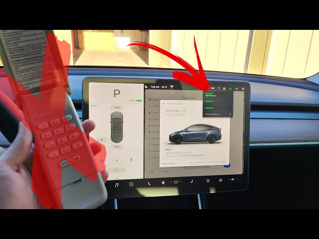 Tesla Model Y Homelink Install & Setup!