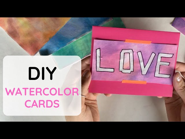 DIY Watercolor Cards