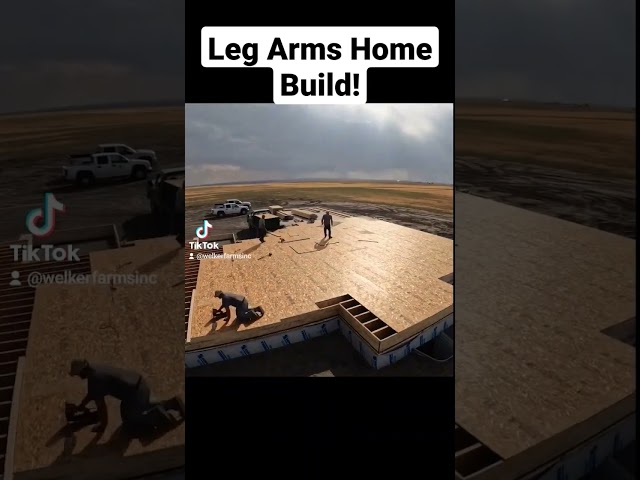 Leg Arms House Build #short 1