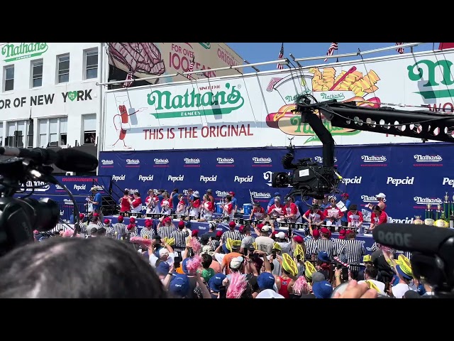 Nathan’s Famous Hot Dog Eating Contest 2023 - Women’s Round and Heavy Rain Cancellation