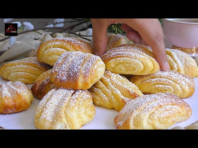 Custard Bread Recipe - Anyone Can Make It - کلچه پودینگدار