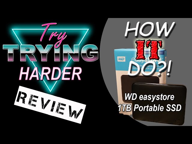 TTH Review #6: WD easystore 1TB Portable SSD #ad #review #unboxing #ssd #storage #drive #wd #vlogger
