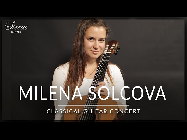 Milena Solcova - Online Guitar Concert | Francois de Fossa, Hans Haug & J. S. Bach