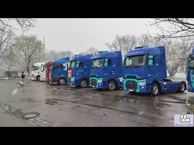 2.April 2022 Trucker Convoy Stuttgart - 20 Fahrzeuge