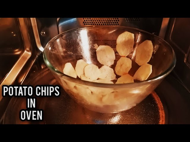 Potato Chips in Microwave Oven | Crispy Potato Chips