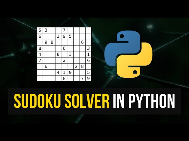 Sudoku Solver in Python