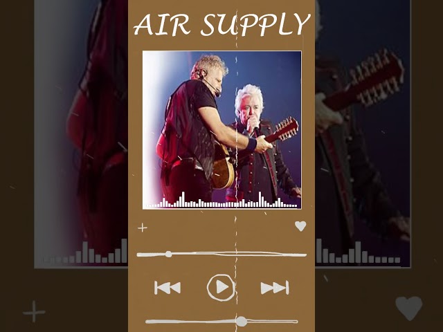 Best Soft Rock Legends Of Air Supply.🎶  #airsupply #softrock #shorts #rock