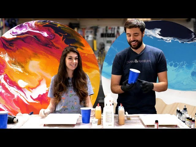 Let's Try an Acrylic Pour!