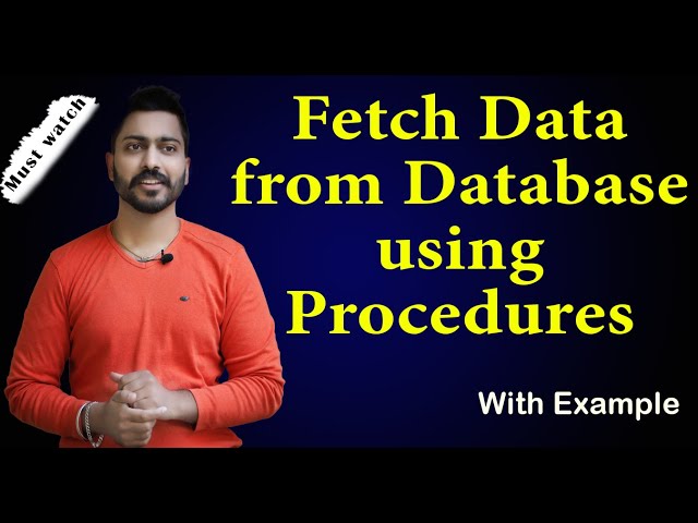 How to Fetch Data from Database using Procedures | PL-SQL Procedure