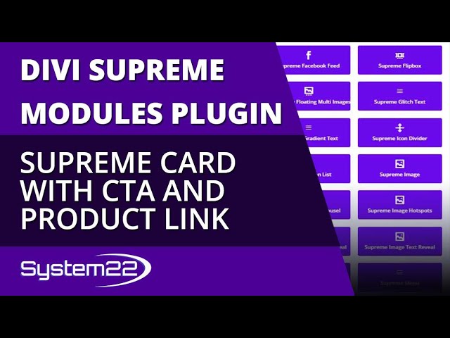 Divi Theme Supreme Card With CTA And Product Link 👍